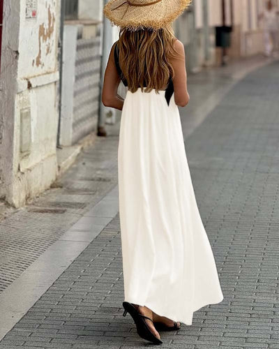 Double breasted collar Celia dress