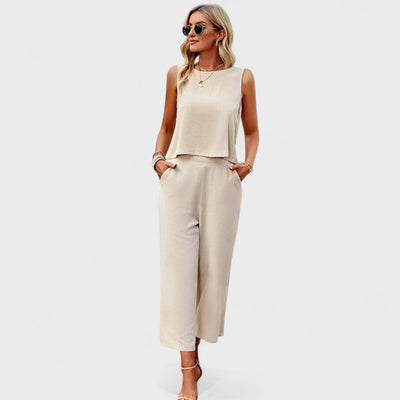 Linen Set Sleeveless