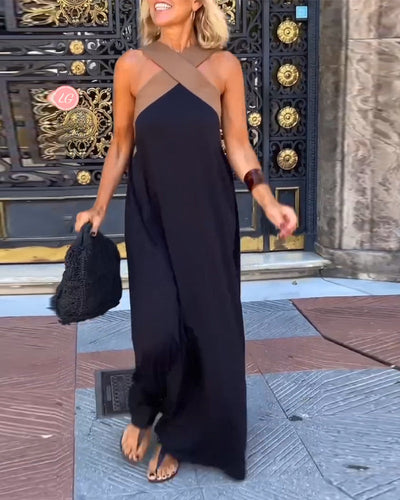 Double breasted collar Celia dress