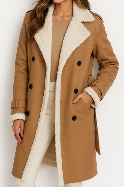 Clair Luxury Teddy Coat