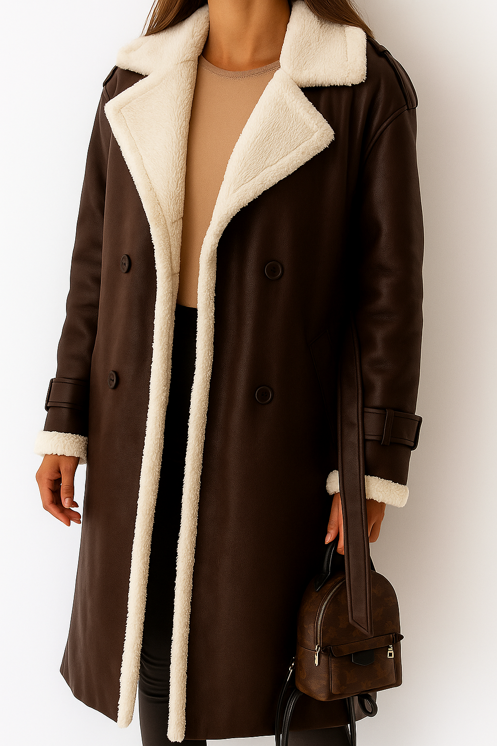 Clair Luxury Teddy Coat