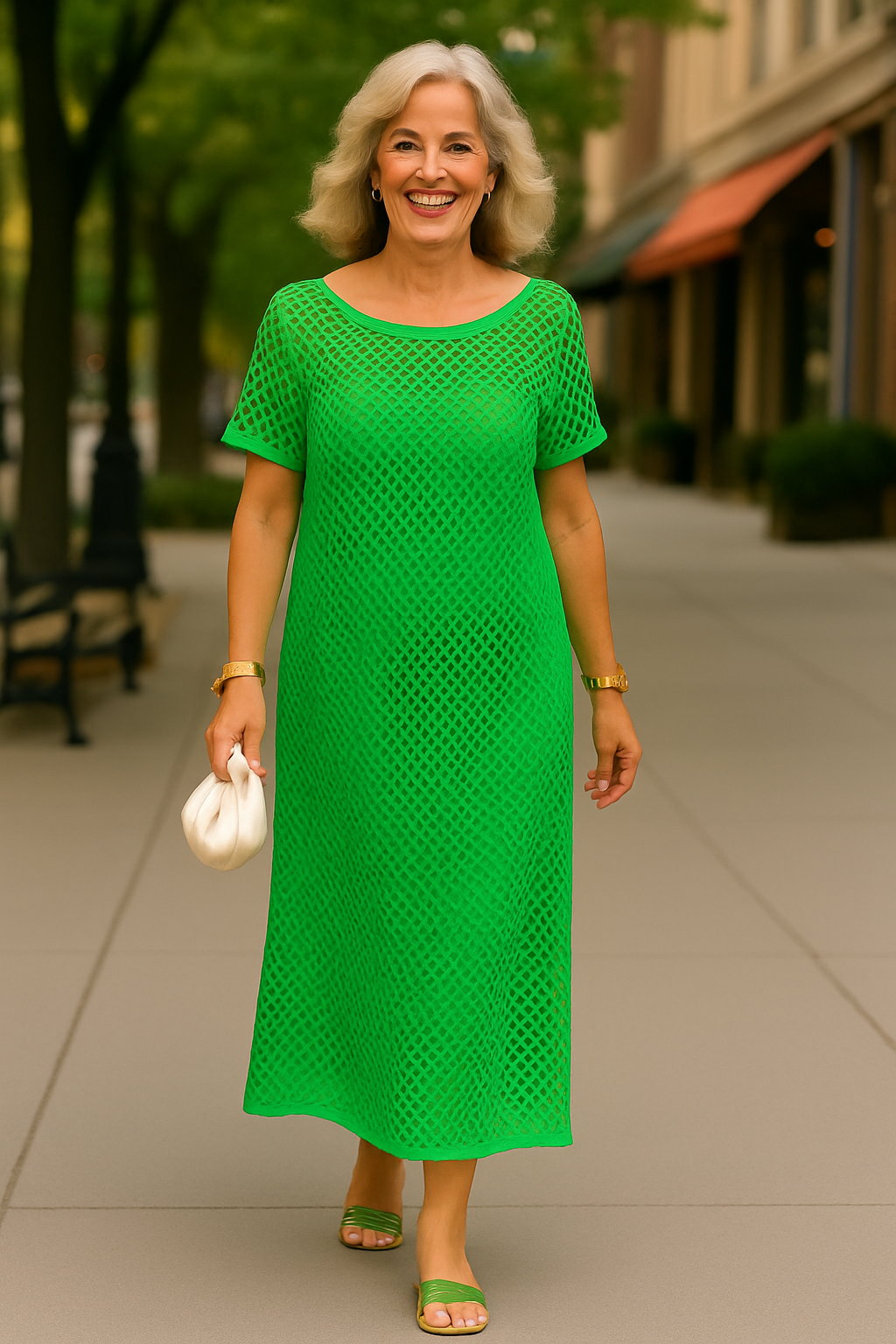 Celestia |  Two-Piece Boat Neck Dress