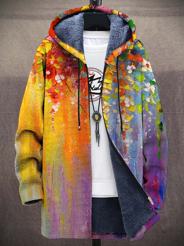 Clair Luxury Art-Inspired Cardigan