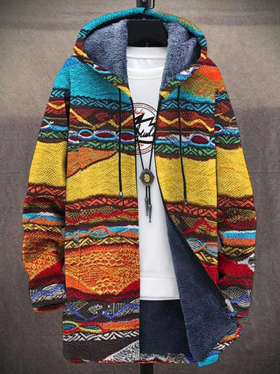 Clair Luxury Art-Inspired Cardigan