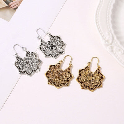 Lotus earrings
