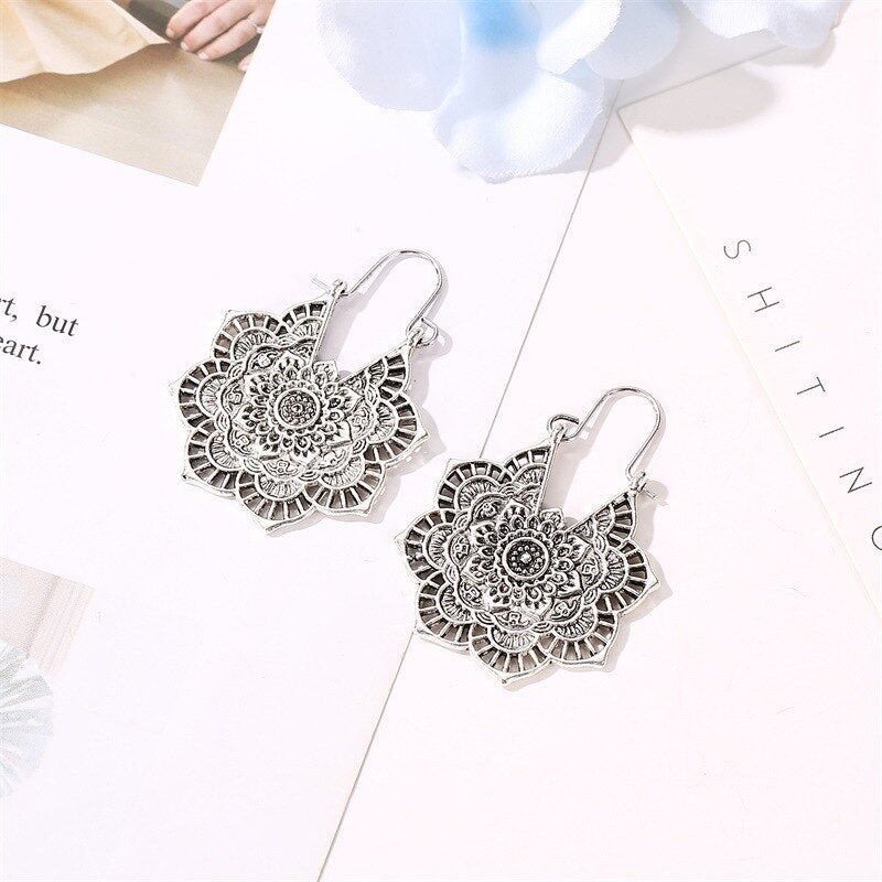 Lotus earrings