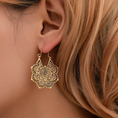 Lotus earrings