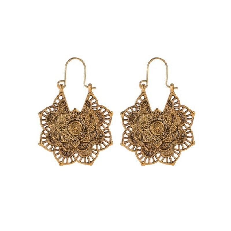 Lotus earrings