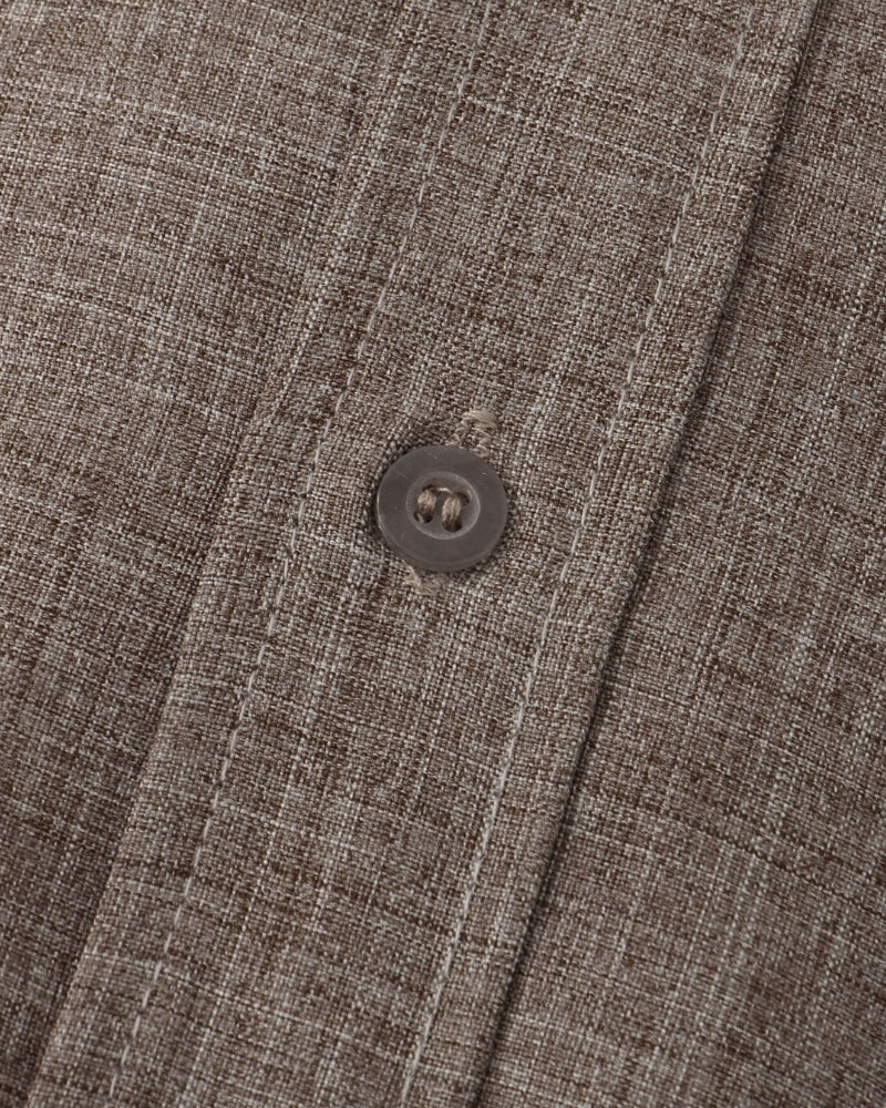 Mandarin collar shirt