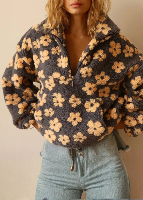 Floral Boho pullover