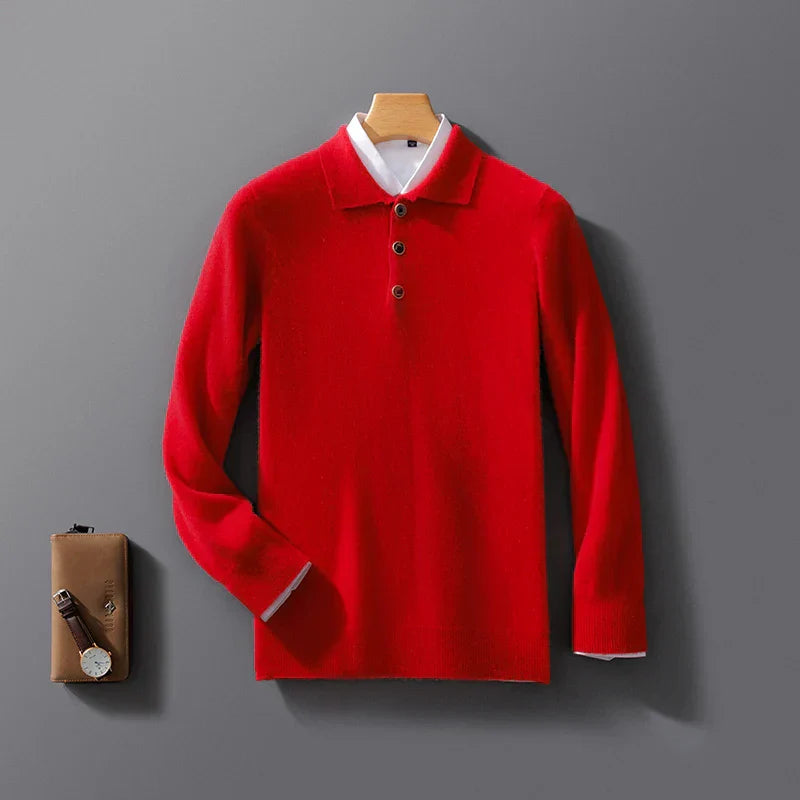 CLAIR CASHMERE POLO