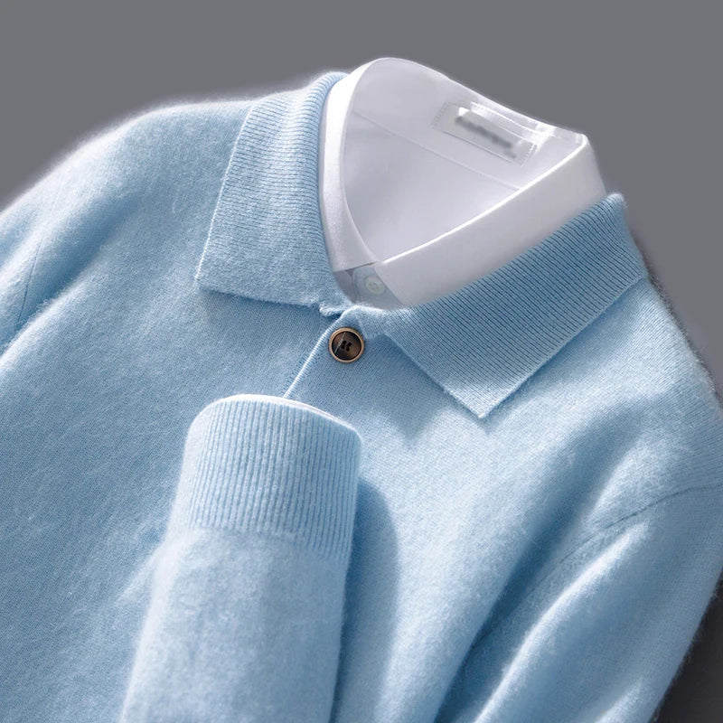 CLAIR CASHMERE POLO