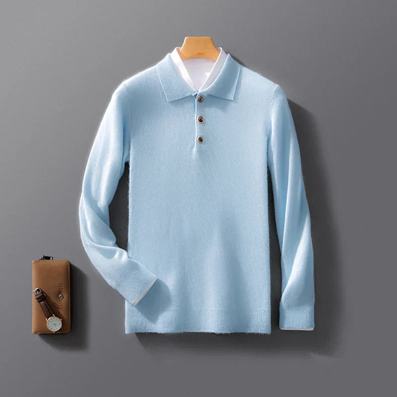 CLAIR CASHMERE POLO