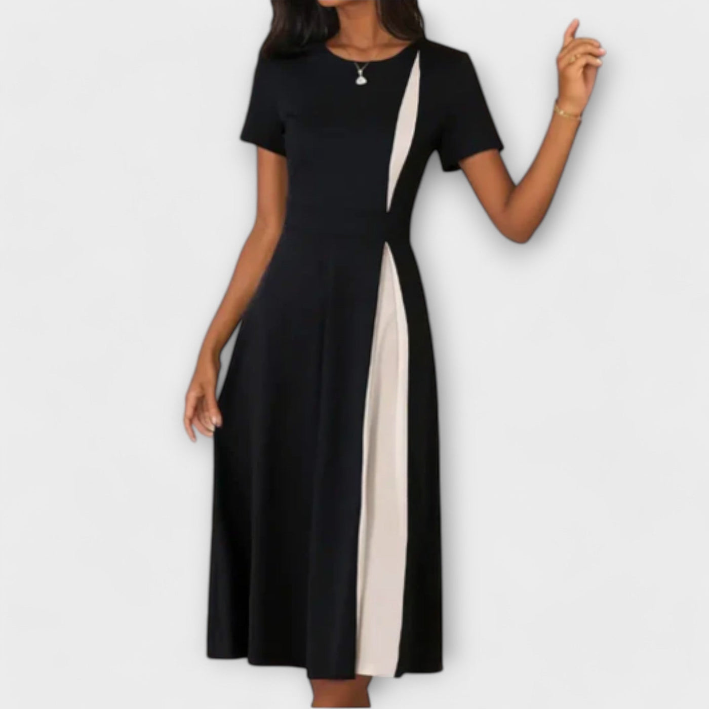 Polka Dot Fit & Flare Dress