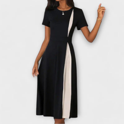 Polka Dot Fit & Flare Dress