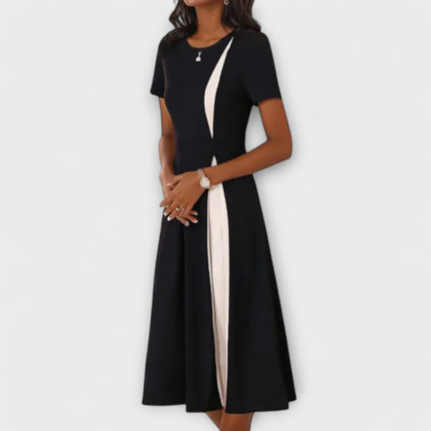Polka Dot Fit & Flare Dress