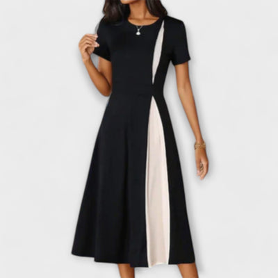 Polka Dot Fit & Flare Dress