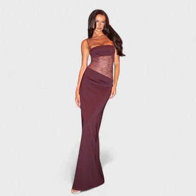 Teal Mermaid Evening Gown